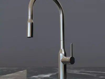 CERA KW0261002R Kitchen Tap 3D model