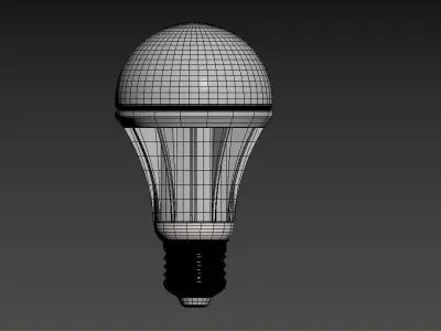 Led Light bulb Low-poly 3D model