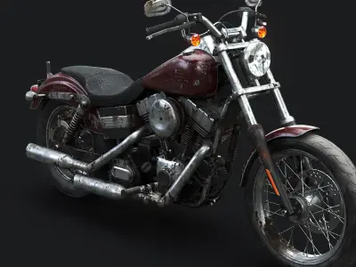  Harley-Davidson FXDC I Dyna Super Glide Custom Aged and Rusted 