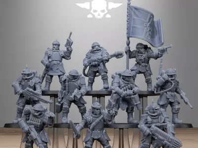 RoyalGuard Bastioners 3D print model