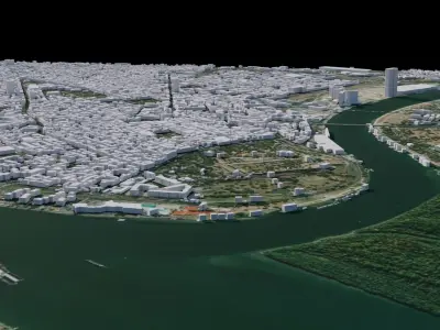 Belgrade - Serbia 3D model
