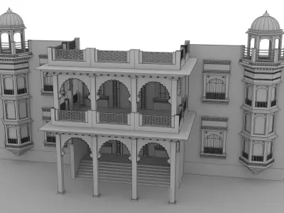 indian palace  3D model