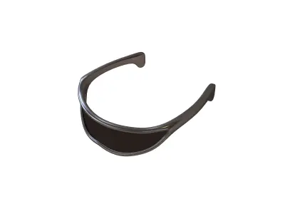 Future Technology Glasses v3 001 Low-poly 3D model