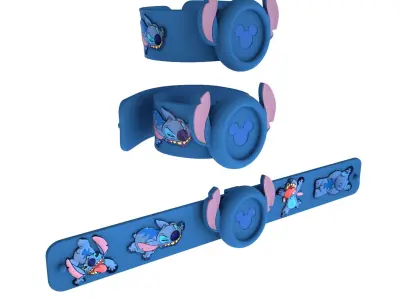 Disney Magic Band Slap Bracelet 3D model