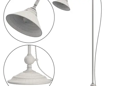 The Grand Tour Reading Lamp by deVOL 3D model