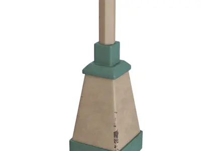 Street Lamp Low-poly 3D model