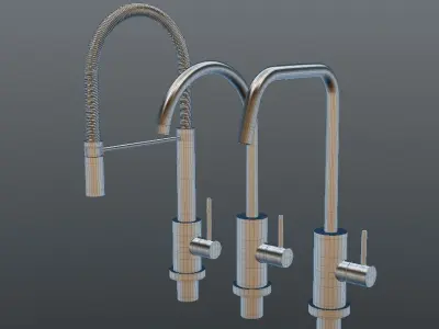 3 Taps kit 3D model 3D model