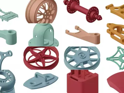 PLASTIC VEHICLE ENGINEERING TOYS PACK