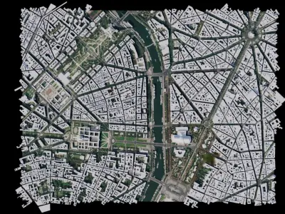 Paris - France 3D model