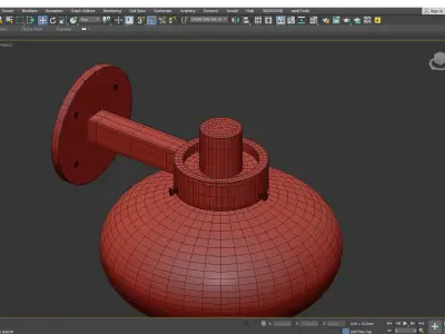 JERICO FITTER SINGLE SCONCE Low-poly 3D model