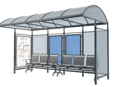 Bus Stop Collections 3D model