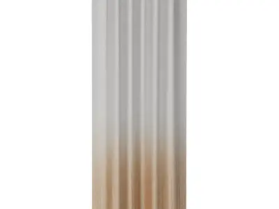 Echo Print Curtain Gold Dust Low-poly 3D model