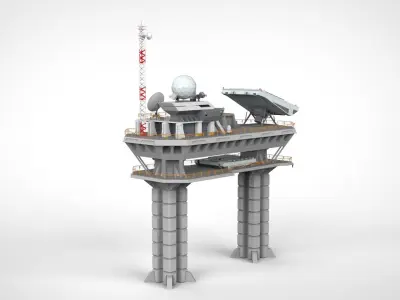 radar platform 1 3D model