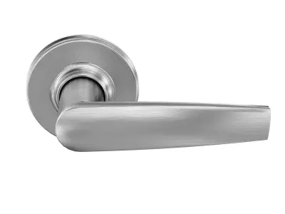 Door handle Winston Passage Levers - Satin Chrome 3D model