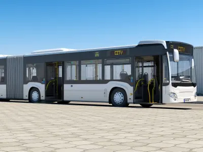  Articulated City Bus 