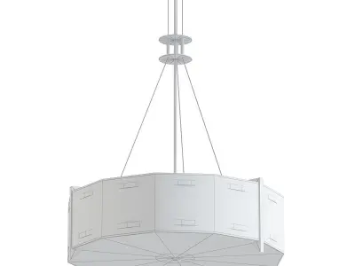 THE242 pendant light with pattern 3D model