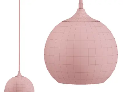 BERGEN Stained glass pendant lamp By MAYTONI 3D model