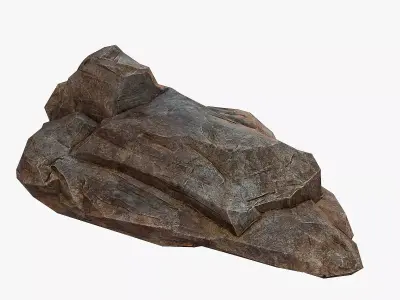 Big Stone low poly Low-poly 3D model