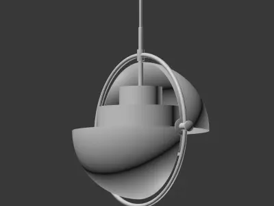 Gubi Multi Lite Pendant Louis Weisdorf 3D model