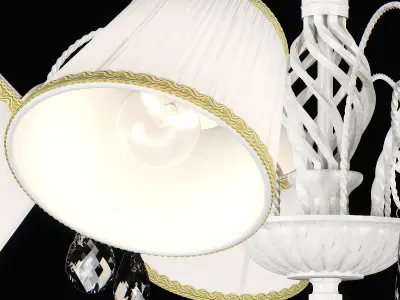 682 796 05x Esedra Lightstar Chandelier 3D model