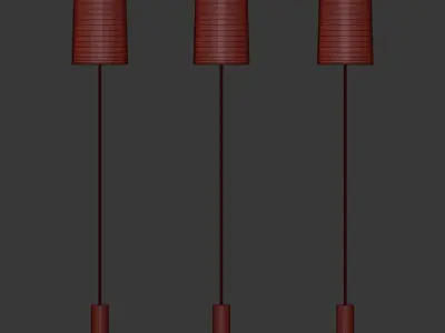 Galerie Smith Cylinder floor Lamp 3D model