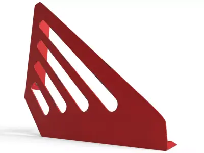 Heavy-Duty Industrial Metal Gusset Bracket 2 color 3D model