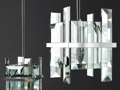 Hanging lamp Cerezo Low-poly 3D model