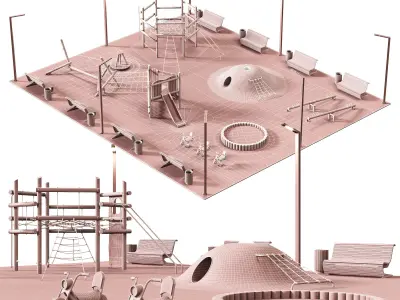 Playground 3D model