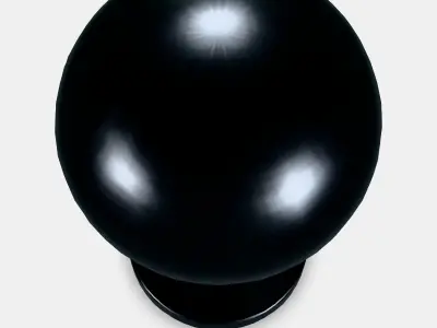 BAGGANAS Knob Low-poly 3D model