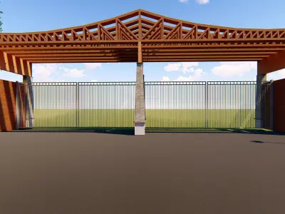 Entry Gate 3D model
