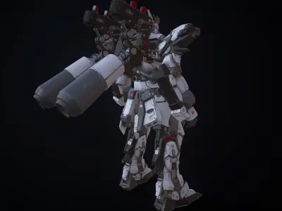 Assault Mech Low-poly 3D model purchase