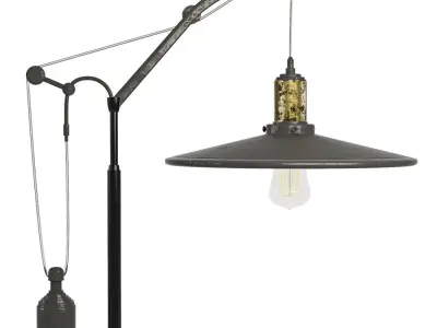 Retro minimalist american family 3D model