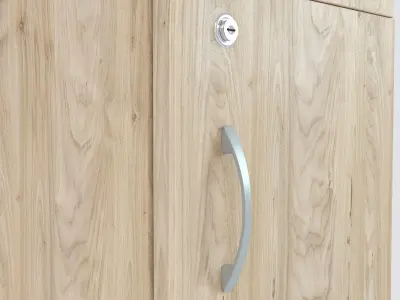 Wooden Cabinet 42 3D model