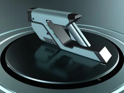 Sci-fi Hand Gun 3D model purchase