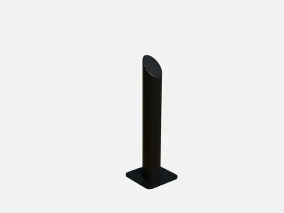Metal road pole modern 100 cm 3D print model