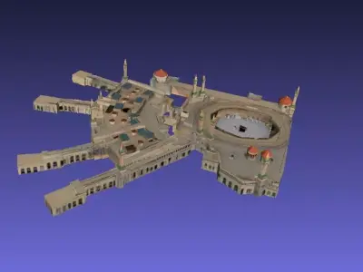 Masjid Al-Haram Makkah Kaaba 3D model