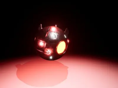 Robot Drone - Sci-Fi 3D model