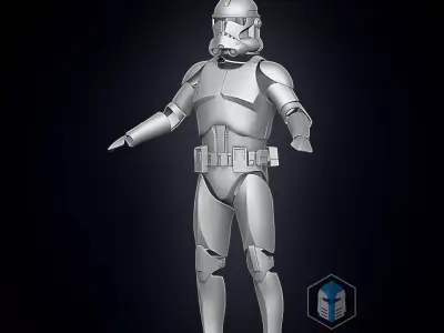 Phase 2 Clone Trooper Armor 3D print model