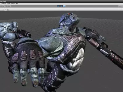 Sci-Fi ORC Low-poly 3D model