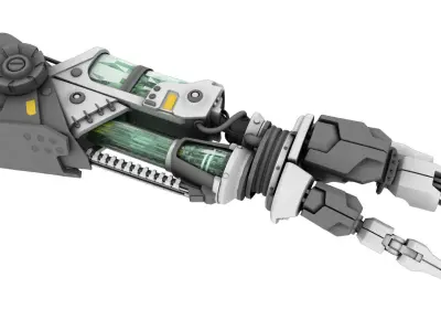 Robot Hand 3D model 2