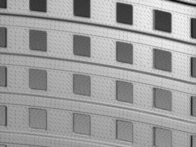 Elegant Multi Storey Building 3D print model