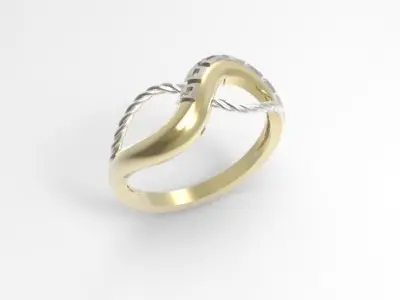 special woman with greek pattern 3D print model