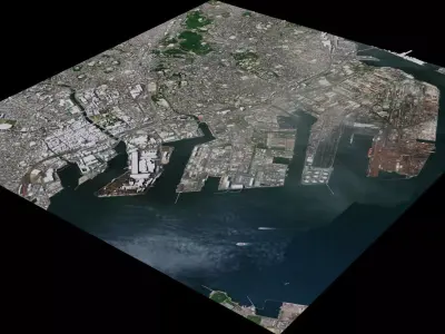 Kitakyushu - Japan 3D model