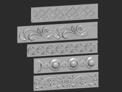 Relief Decoration 3D model