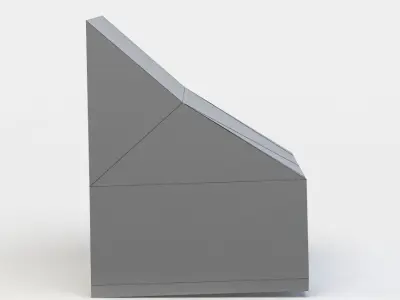 Dormer window Low-poly 3D model