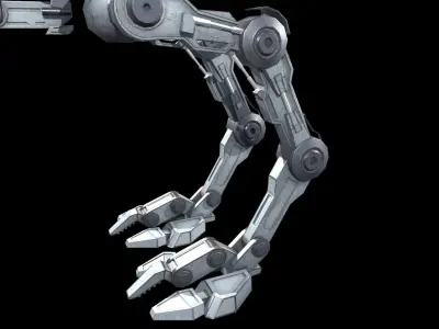 Sci fi Starwars Walker Low-poly 3D model