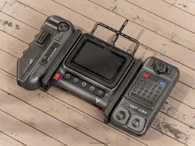 Sci-fi Controller V34 PBR Low-poly 3D model