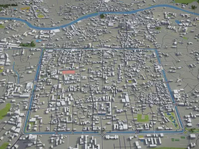 Chiang Mai  Low-poly 3D model