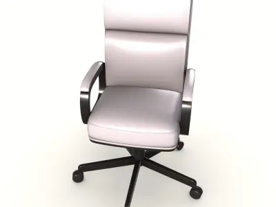 office chair executive 008 Low-poly 3D model