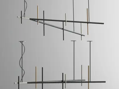 Miu ceiling Suspension Pendant Collection 3D model